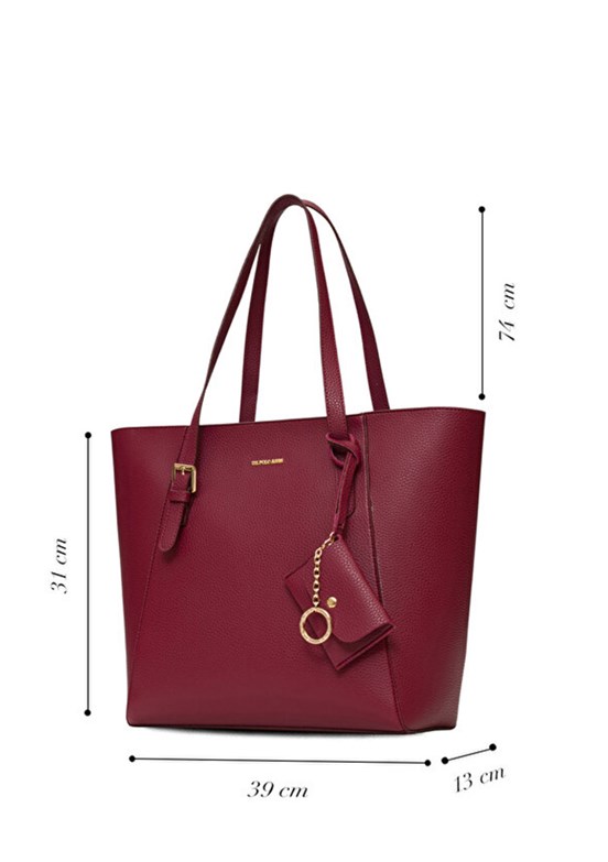 US POLO ASSN - US25551 Kadın Bordo Omuz Çantası