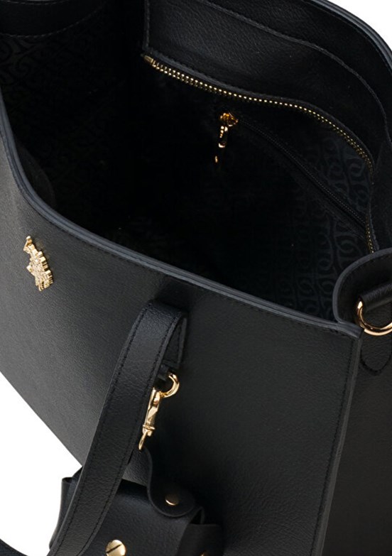 US POLO ASSN - US25587 Kadın Siyah Omuz Çantası