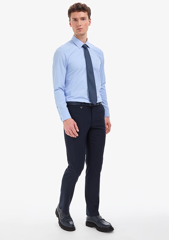 PİERRE CARDİN - Erkek Lacivert Basic Pantolon