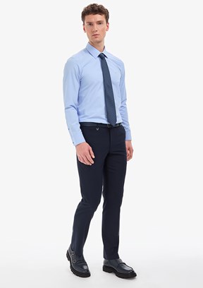 PİERRE CARDİN - Erkek Lacivert Basic Pantolon