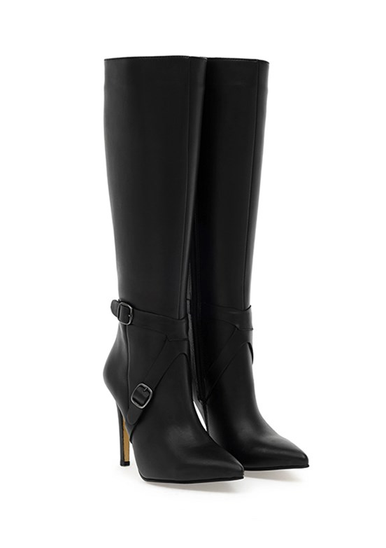 PİERRE CARDİN Siyah Kadın Çizme