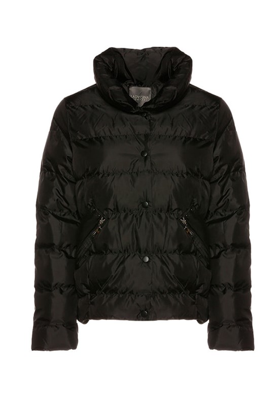 LADY GİNA Siyah Kadın Şişme Mont