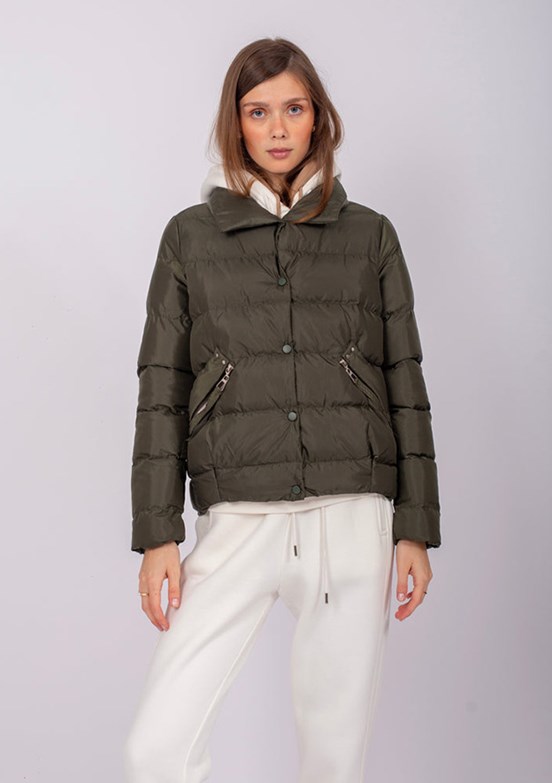 LADY GİNA Yeşil Kadın Şişme Mont