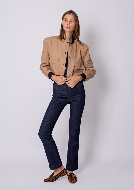 LADY GİNA Bej Kadın Regular Ceket