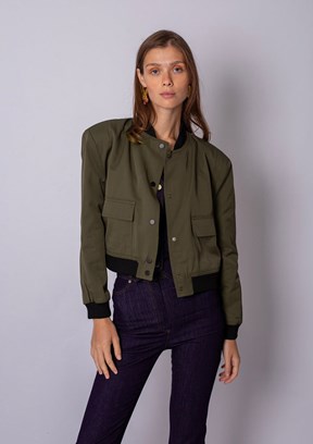 LADY GİNA Yeşil Kadın Regular Ceket