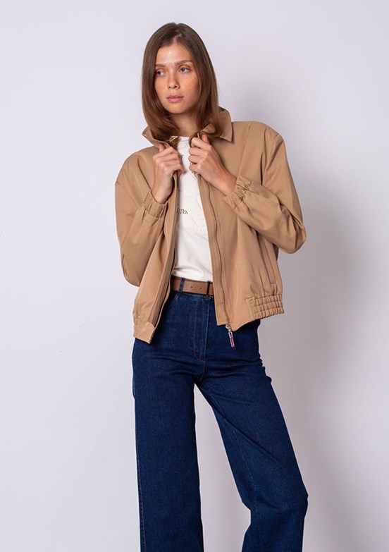 LADY GİNA Bej Kadın Regular Ceket