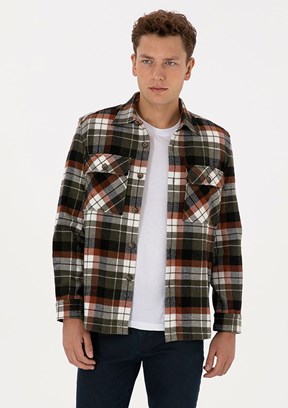 US POLO ASSN Bakır Erkek Uzun Kol Gömlek