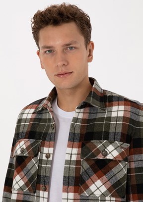 US POLO ASSN Bakır Erkek Uzun Kol Gömlek