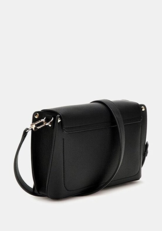 GUESS MERIDIAN II FLAP CRO - HWBG6974200 Kadın Siyah Çapraz Çanta