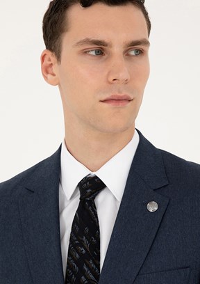 PİERRE CARDİN Lacivert Erkek Slim Takım Elbise