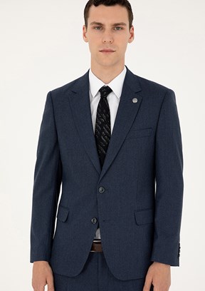 PİERRE CARDİN Lacivert Erkek Slim Takım Elbise