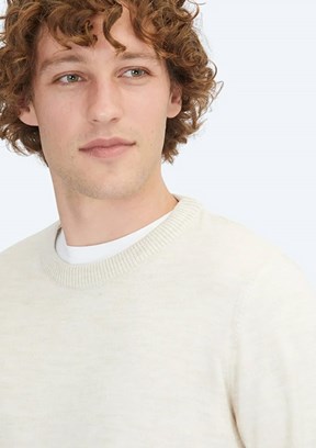 KİP Bej Erkek Bisiklet Yaka Kazak