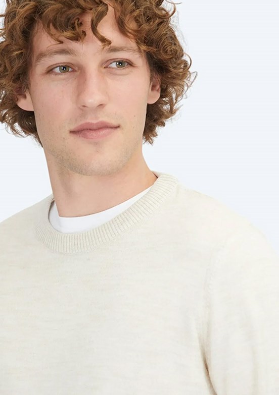 KİP Bej Erkek Bisiklet Yaka Kazak