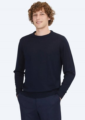 KİP Lacivert Erkek Bisiklet Yaka Kazak