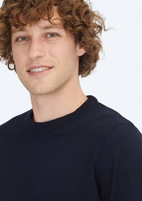 KİP Lacivert Erkek Bisiklet Yaka Kazak