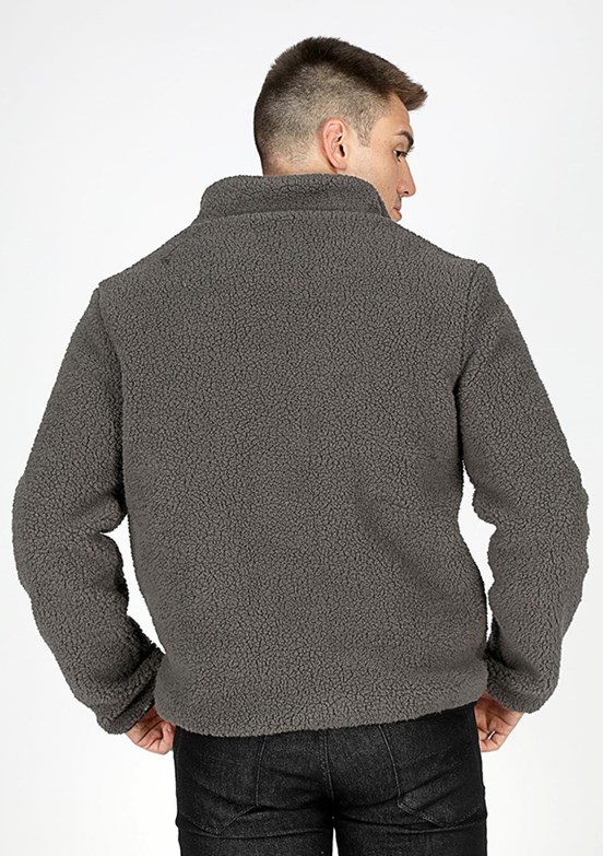 LEE COOPER Gri Erkek Kapüşonlu Mont