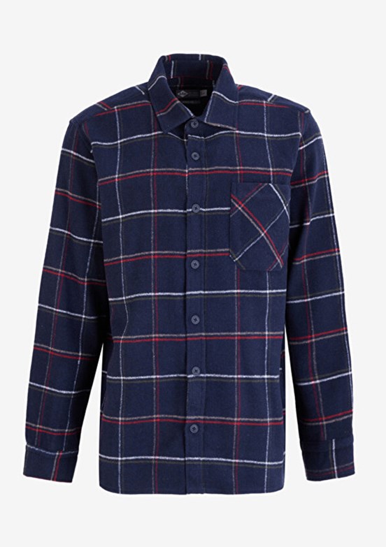 LEE COOPER Lacivert Erkek Uzun Kol Gömlek