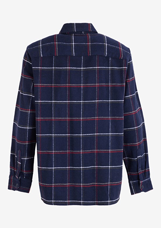 LEE COOPER Lacivert Erkek Uzun Kol Gömlek