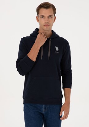 US POLO ASSN Lacivert Erkek Basic Sweatshirt