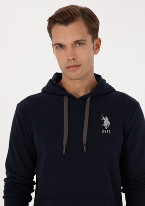 US POLO ASSN Lacivert Erkek Basic Sweatshirt