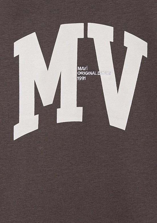 MAVİ Kahverengi Erkek Çocuk Bisiklet Yaka Sweatshirt