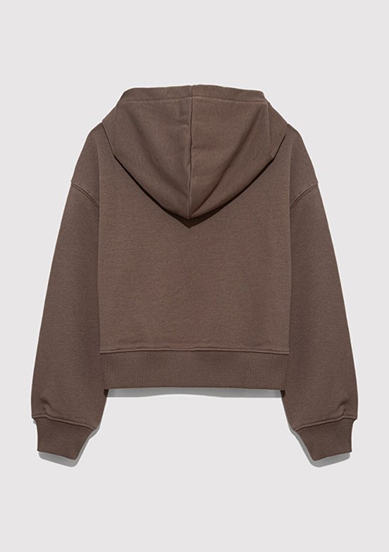MAVİ Kahverengi Kız Çocuk Kapüşonlu Sweatshirt