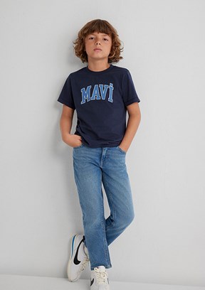MAVİ Lacivert Erkek Çocuk Baskılı T-Shirt