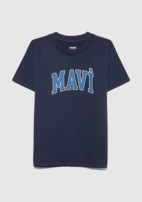 MAVİ Lacivert Erkek Çocuk Baskılı T-Shirt