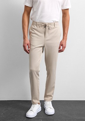 BACKANDBOND - B34S34016 Erkek Bej Jogger Pantolon