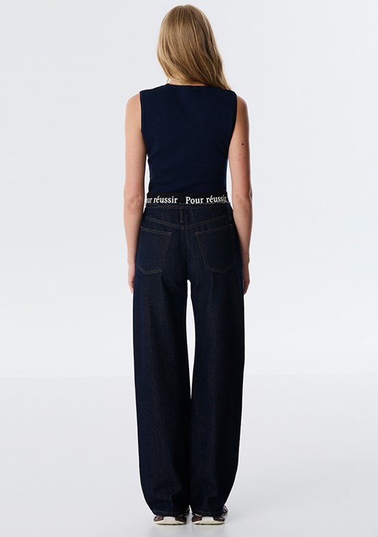 TWİST Lacivert Kadın Yüksek Bel Jean Pantolon