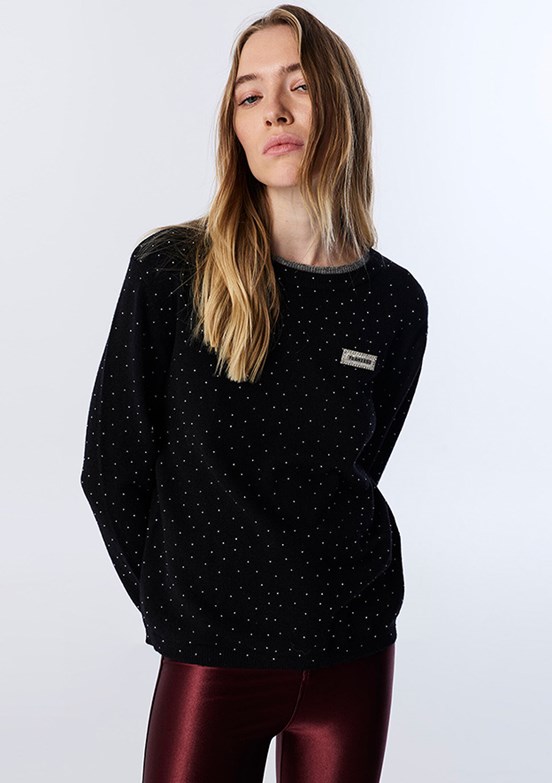 TWİST Siyah Kadın Basic Kazak