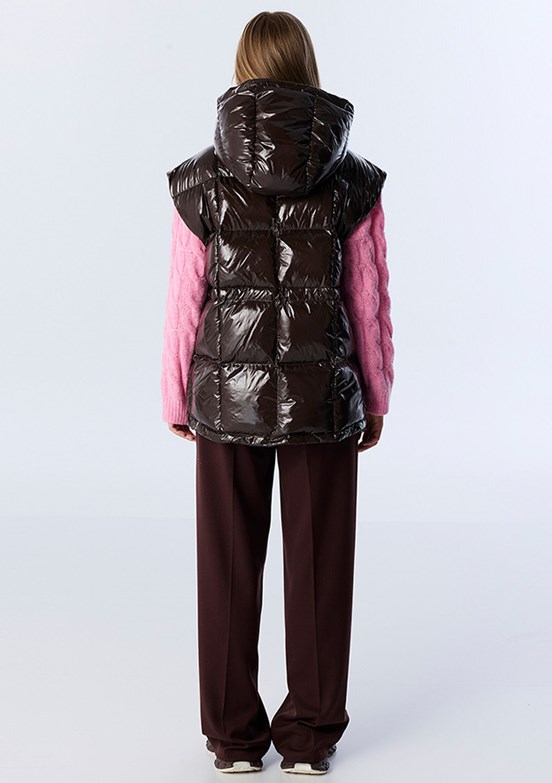 TWİST Kahverengi Kadın Şişme Mont