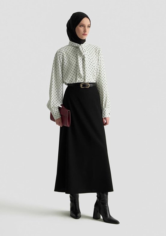 ARMİNE Siyah Kadın Kalem Etek