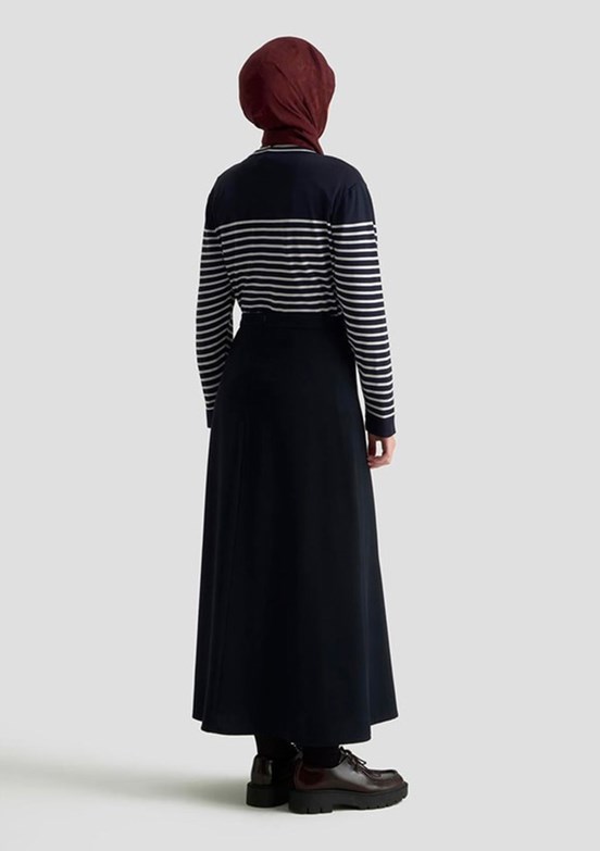 ARMİNE Lacivert Kadın Kalem Etek