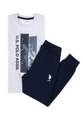 US POLO ASSN Erkek Çocuk Gri Eşofman Takımı