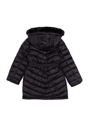US POLO ASSN Kız Çocuk Siyah Basic Kaban