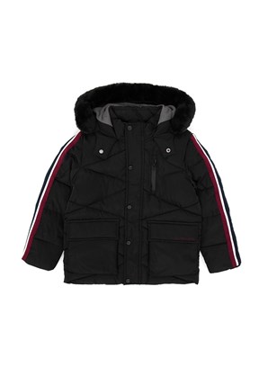 US POLO ASSN Erkek Çocuk Siyah Basic Kaban