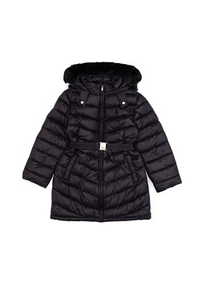 US POLO ASSN Kız Çocuk Siyah Basic Kaban