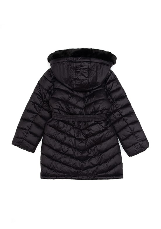 US POLO ASSN Kız Çocuk Siyah Basic Kaban
