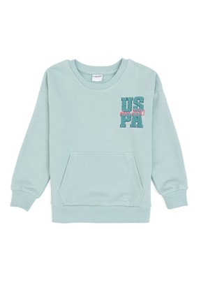 US POLO ASSN Kız Çocuk Yeşil Eşofman Takımı