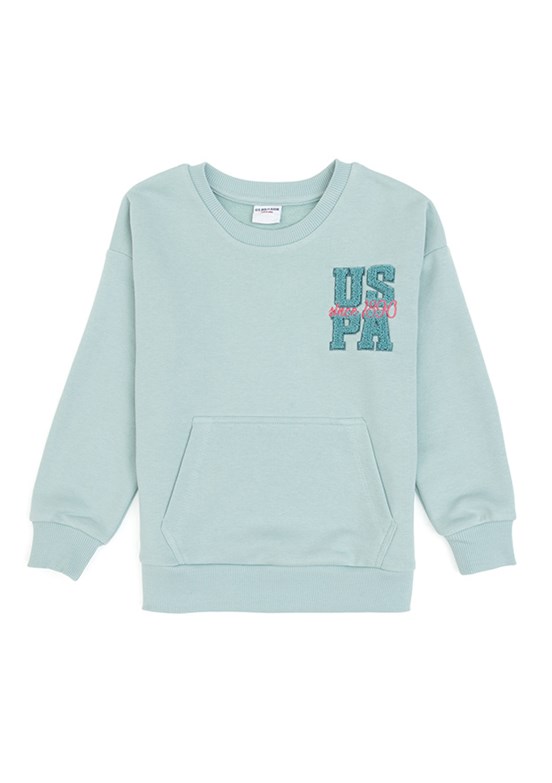 US POLO ASSN Kız Çocuk Yeşil Eşofman Takımı
