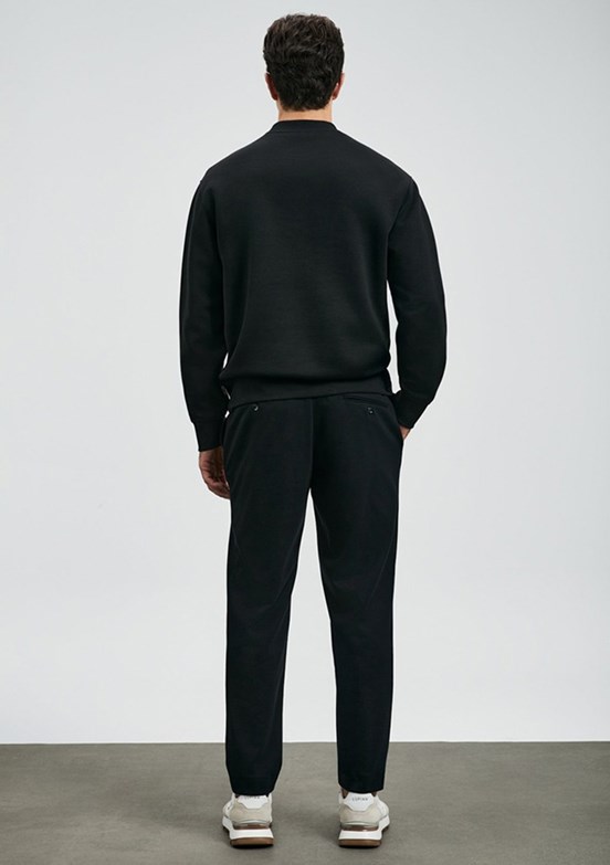 LUFİAN Siyah Erkek Sweatshirt