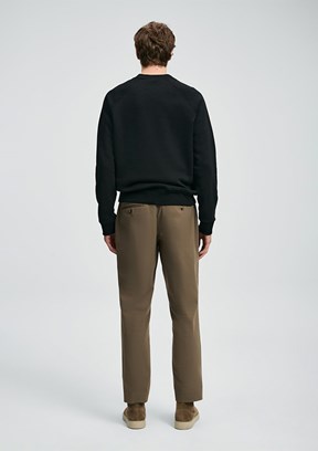 LUFİAN Siyah Erkek Baskılı Sweatshirt