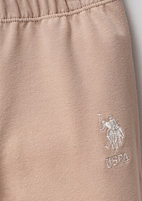 US POLO ASSN Beyaz Kız Bebek Eşofman Takımı