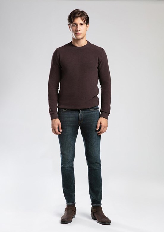 LEE COOPER Mavi Erkek Skinny Normal Bel Jean Pantolon