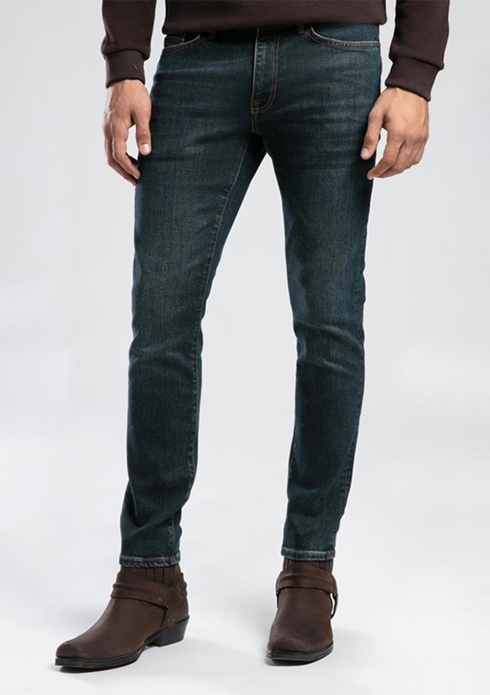 LEE COOPER Mavi Erkek Skinny Normal Bel Jean Pantolon