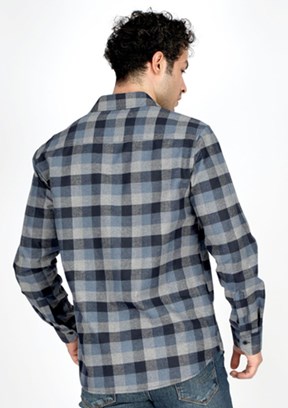 LEE COOPER Lacivert Erkek Uzun Kol Gömlek