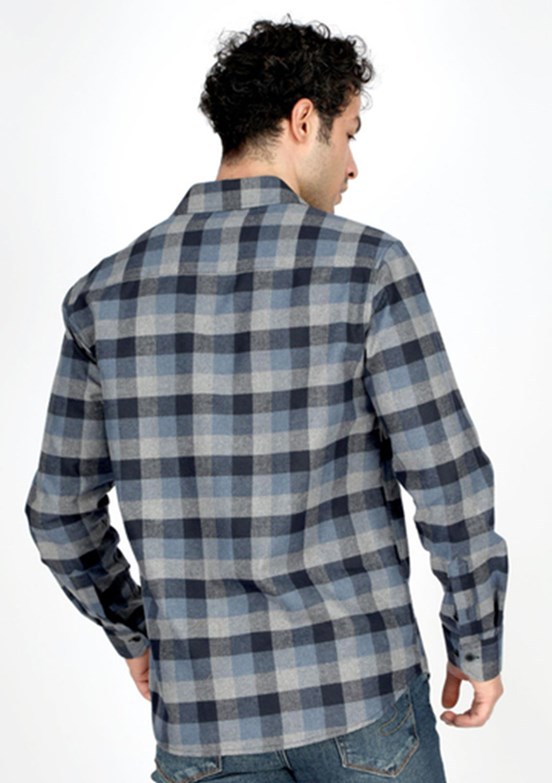 LEE COOPER Lacivert Erkek Uzun Kol Gömlek