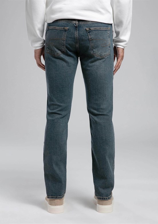 LEE COOPER Mavi Erkek Straight Jean Pantolon