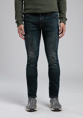LEE COOPER Mavi Erkek Straight Jean Pantolon